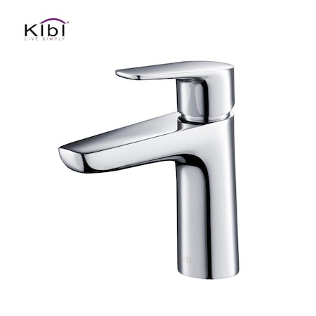 Kibi Harmony Single Handle Bathroom Vanity Sink Faucet KBF1011CH